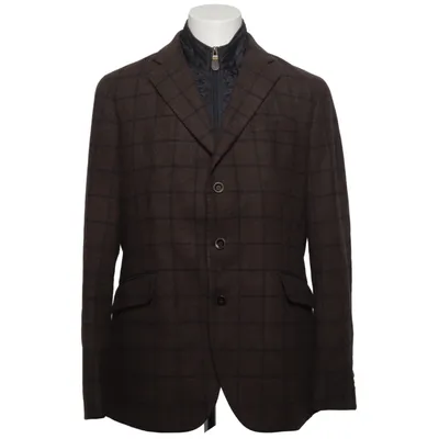 Blazer (Bruin) van Gagliardi Polyester, Viscose, Wol