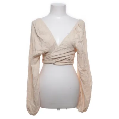 Blouse portefeuille (Beige) de Shein Coton