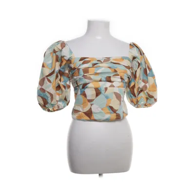 Crop top (Bruin, Meerkleurig) van Abercrombie & Fitch Katoen, Polyester