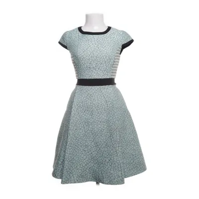 Jurk (Groen, Meerkleurig) van Ted Baker Polyester, Linnen, Katoen, Elastaan