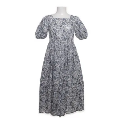 Jurk (Wit, Meerkleurig, Blauw) van Dazy Katoen