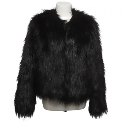 Jakke (Sort) fra H&M x Moschino Akryl, Polyester, Viscose