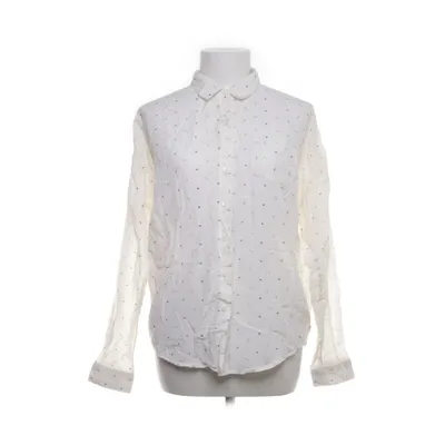 Shirt (Wit) van Maison Scotch Katoen, Viscose
