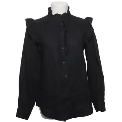 Skjorte (Linen Blend) fra H&M Bomuld, Linned