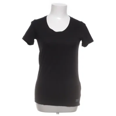 T-shirt (Zwart) van Woolrich Katoen, Modal