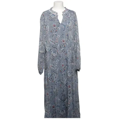 Maxi dress (Blue, White, Multicolored) from Janina Polyester
