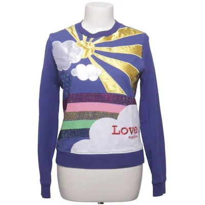 Sweatshirt (Blau, Mehrfarbig) von Love Moschino Baumwolle, Elasthan