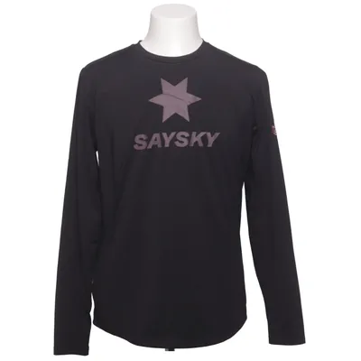 Trainingsoberteil (Schwarz) von Saysky Elasthan, Recyceltes Polyester