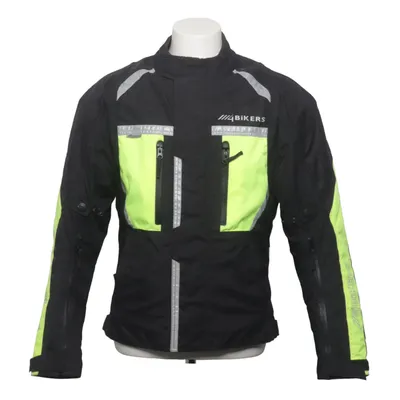 Motorcycle jacket (Black, Yellow, Multicolored) from 4Bikers Polyester