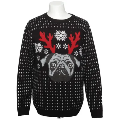 Julesweater (Sort, Rød, Hvid) fra Divided by H&M Akryl, Uld