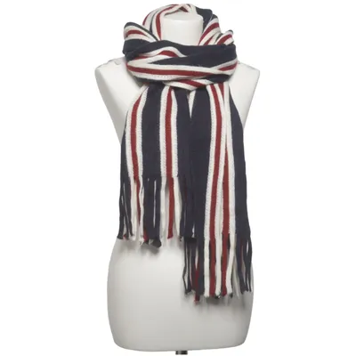 Scarf (Blue, White, Red) from Hampton Republic Acrylic, Wool