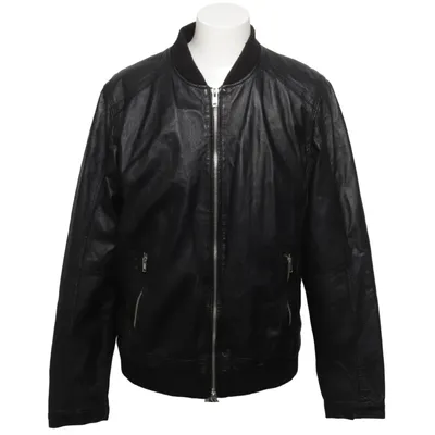 Leren jack (Zwart) van Rock'n Blue Leer, Polyester