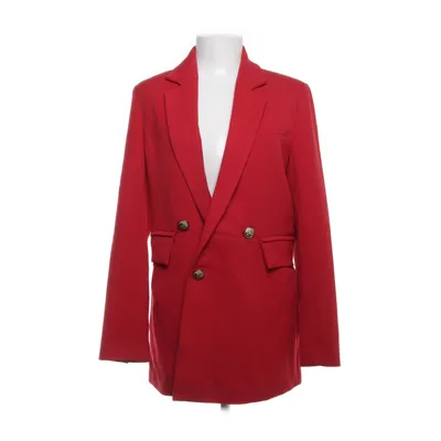 Coat (Red) from Fine Copenhagen Polyester, Viscose, Elastane