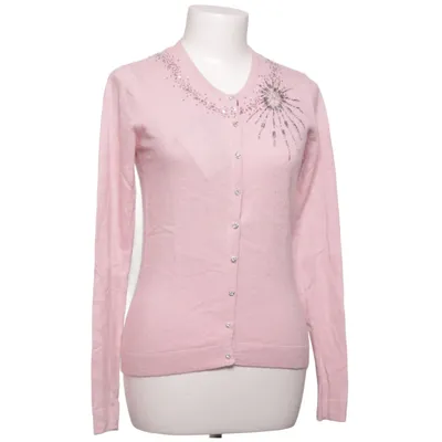 Cardigan (Rose) de Wallis Angora, Cachemire, Polyamide, Viscose