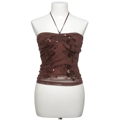 Top tube (Marron) de Kimchi Blue Élasthane, Nylon, Polyester, Viscose