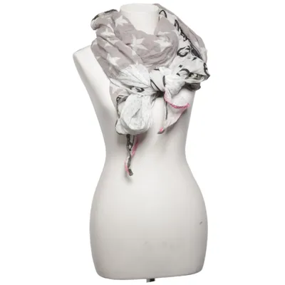Shawl (Gray, White) from Plomo o Plata Cotton