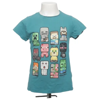 T-shirt (Blauw, Meerkleurig) van Jinx Katoen