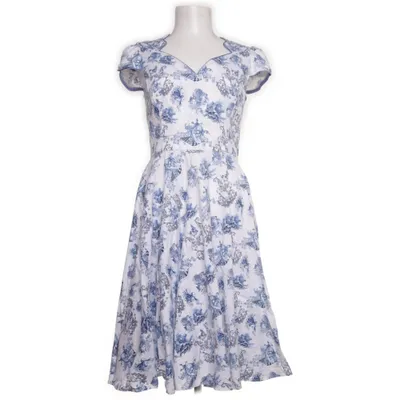 Klänning (Vit, Blå) från Hell Bunny