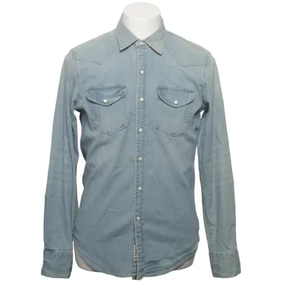 Denim shirt (Blue) from American Eagle Outfitters Cotton, Elastane