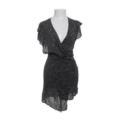 Wikkeljurk (Zwart, Wit) van Zara Basic Z1975 Denim Viscose