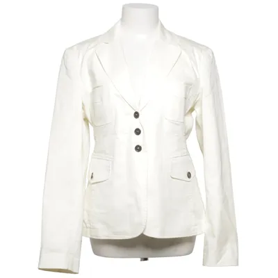 Blazer (Wit) van Strenesse Blue Acetaat, Katoen, Elastaan