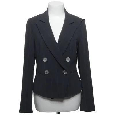 Blazer (Black) from Barbara Schwarzer Acetate, Cupro, Elastane, Polyamide, Polyester, Viscose