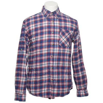 Chemise en flanelle (Bleu, Rouge, Blanc) de Jaktia Coton