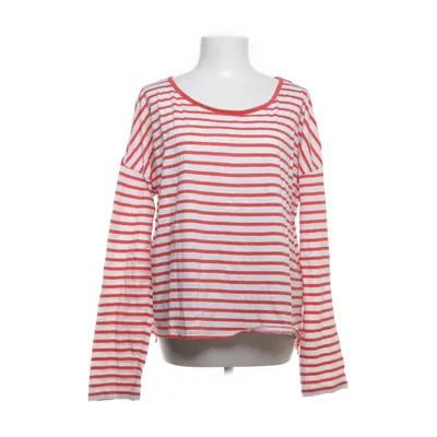 Långärmad t-shirt (Vit, Orange) från ESPRIT Bomull