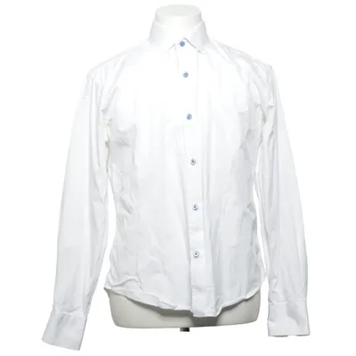 Skjorta (Vit, Blå) från Skjortfabriken Bomull