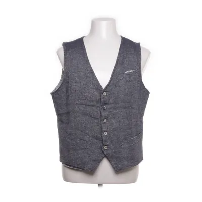 Gilet (Blauw) van FK Katoen, Linnen, Polyester