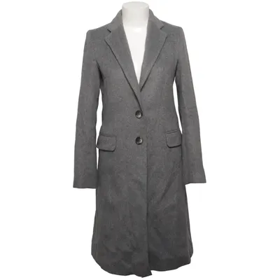 Coat (Gray) from Helene Berman London Acetate, Acrylic, Polyester, Wool