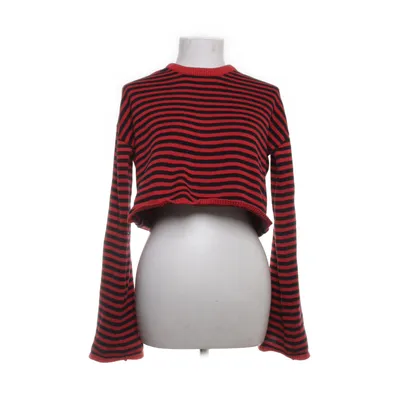 Sweater (Black, Red) from Monki Cotton