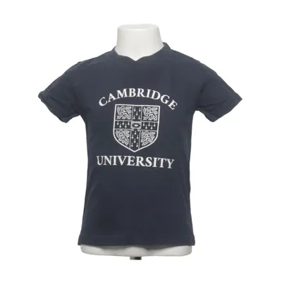T-shirt (Blauw) van University of Cambridge Katoen