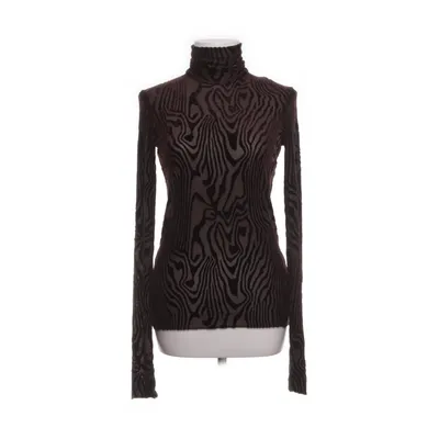 Polotröja (Brun) från H&M Studio Polyester, Polyamid, Elastan