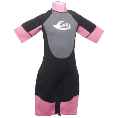 Wetsuit (Black, Pink, Gray) from Gills Watersports Nylon