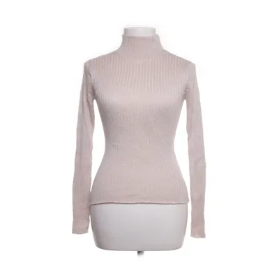 Turtleneck (Beige, Sølv) fra Bik Bok Metallfiber, Polyester, Viscose