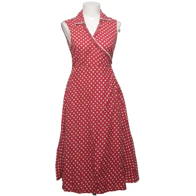 Wikkeljurk (Rood, Wit) van Vintage Stories Katoen