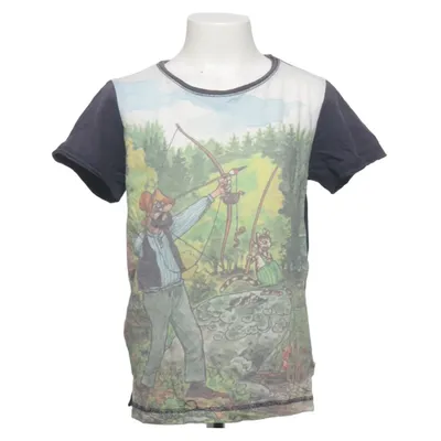 T-shirt (Bleu, Multicolore) de Pettson och Findus Coton