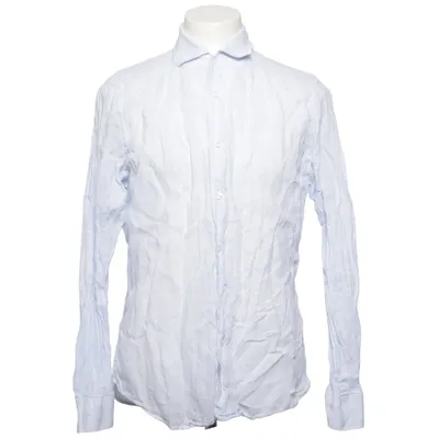 Shirt (Blue, White) from Luca Faloni Linen