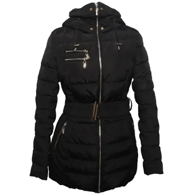 Wintermantel (Schwarz) von Roco Baroco Baumwolle, Polyester