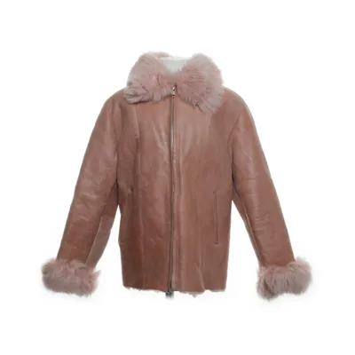 Veste en peau de mouton retournée (Rose) de Hugo Boss Cuir, Fourrure