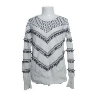 Pull-over (Blanc, Gris) de Banana Republic Coton, Nylon