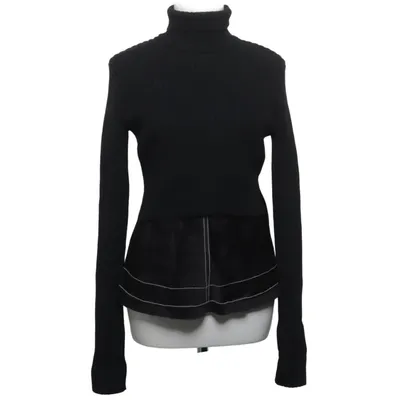 Turtleneck (Black, White) from Zara Woman Studio Wool
