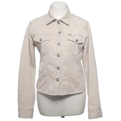 Denim jacket (Beige) from SAND Basic Cotton