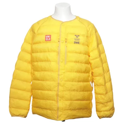 Down jacket (Yellow) from Uniqlo Down, Feather, Polyamide