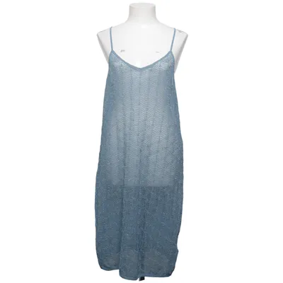 Tank Top (Blue) from Zara Metallic fiber, Polyester, Viscose