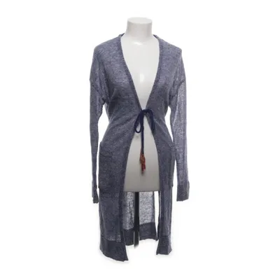 Omlottkofta (Blå, Vit) från Leon & Harper Alpackaull, Polyamid