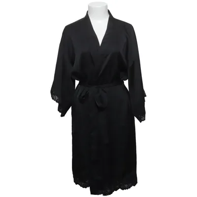 Robe de chambre (Noir) de Miss Vanity Élasthane, Polyamide, Polyester