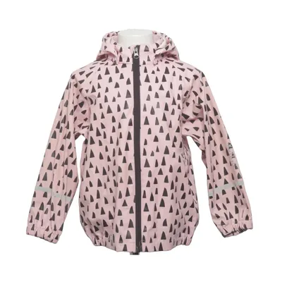 Rain jacket (Pink, Black) from Kuling Trend Polyester, Polyurethane