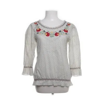 Blouse (Beige, Multicolored) from Indiska Cotton
